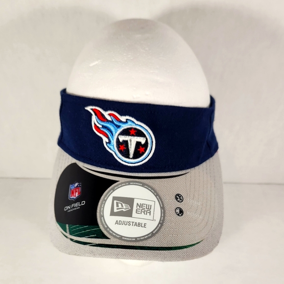 NWT Men's Tennessee Titans New Era On Field Adjustable Visor - Picture 1 of 5